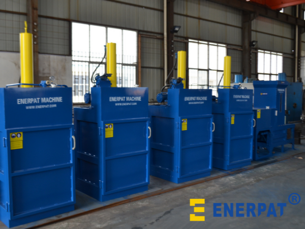 西安某空調(diào)壓縮機(jī)制造廠家定制油桶壓扁機(jī)案例