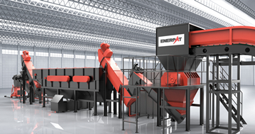 天津某閥門制造公司定制鐵屑壓餅機(jī)案例