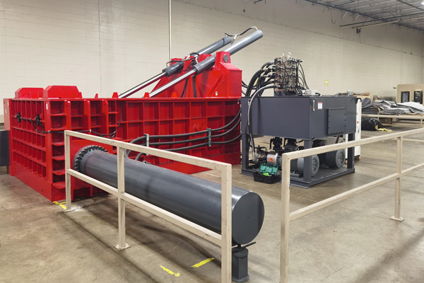 北美洲某家具行業(yè)定制彈簧壓塊機(jī)案例