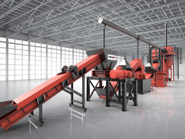 鋰電池極片破碎分選方案