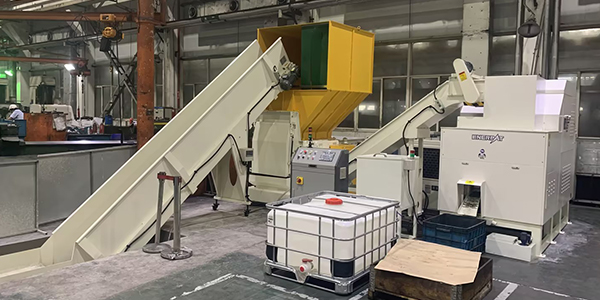 機(jī)加工金屬削難處理，金屬刨花破碎機(jī)進(jìn)行減容回收